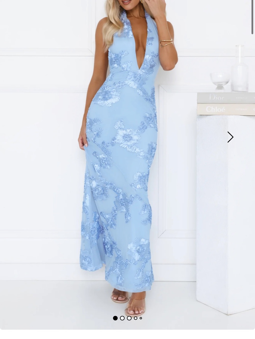 Hello Molly Daydream Kiss Halter Maxi Dress